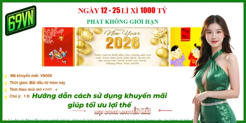Cách tận dụng tối đa lợi thế có trong khuyến mãi tại 69VN
