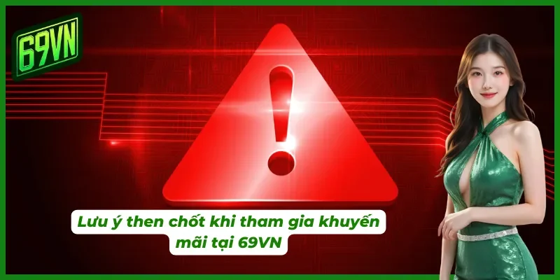 Lưu ý quan trọng khi áp dụng khuyến mãi 69VN