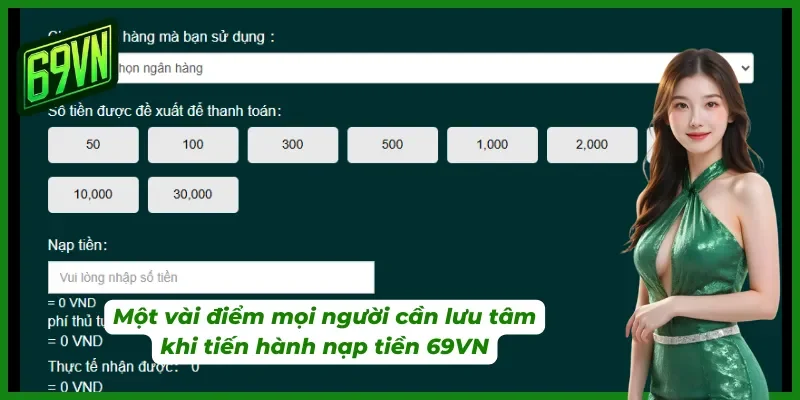 Các phương thức nạp tiền 69VN mọi người nên nắm