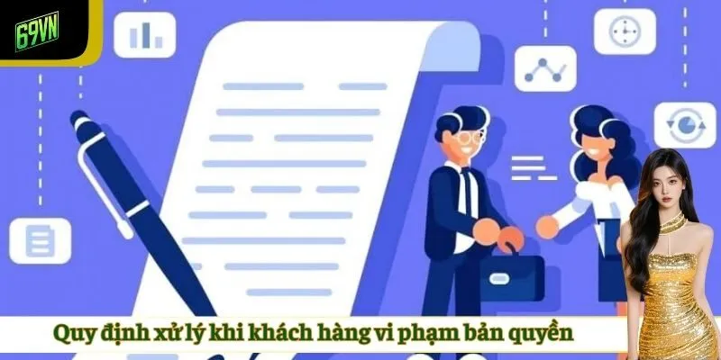 Quy định xử lý khi khách hàng vi phạm bản quyền