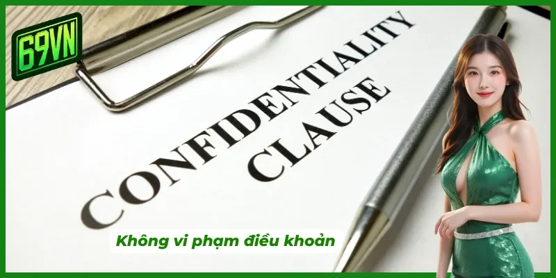 Không vi phạm điều khoản sử dụng của nhà cái